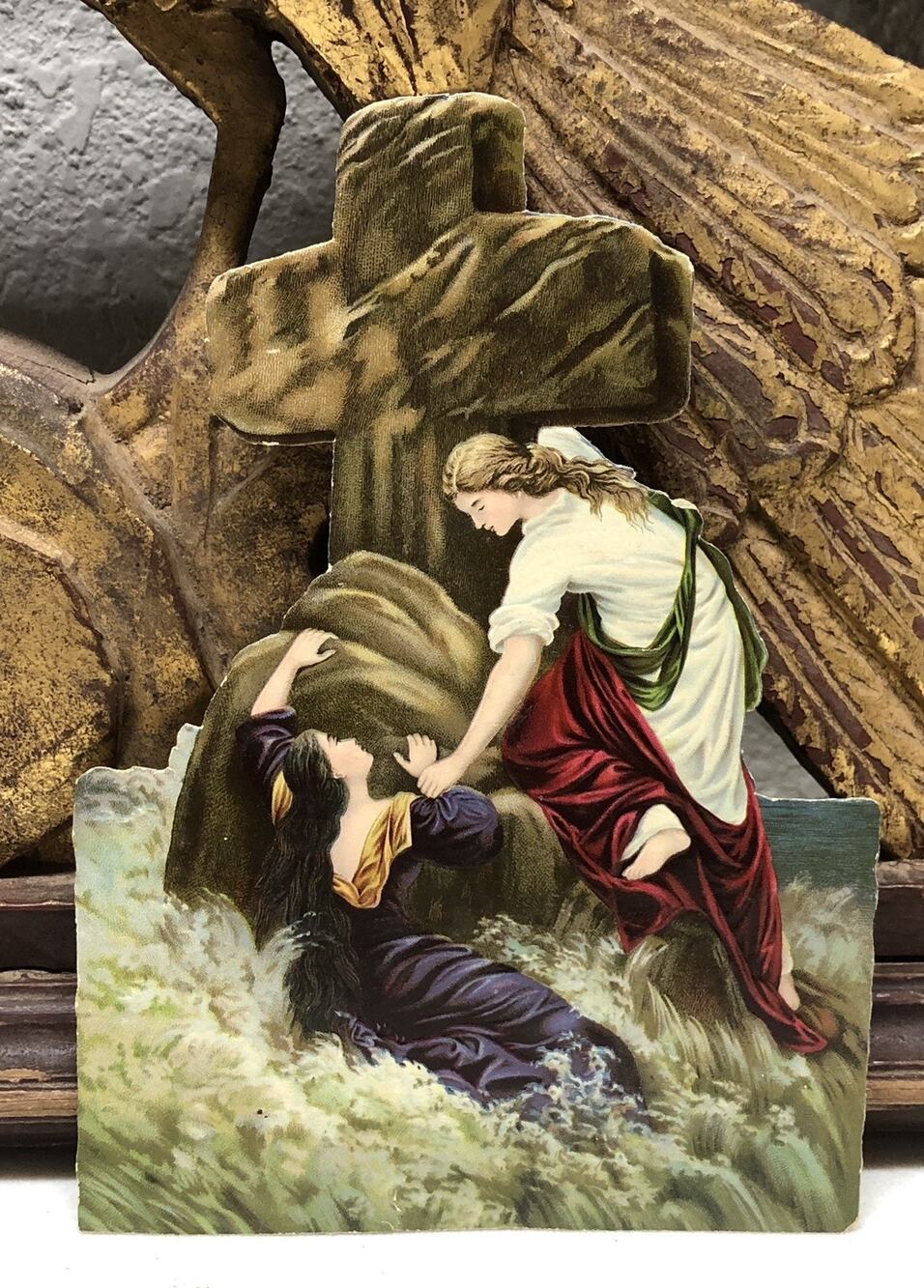 Rock of the Ages Victorian Die Cut Scrap L4